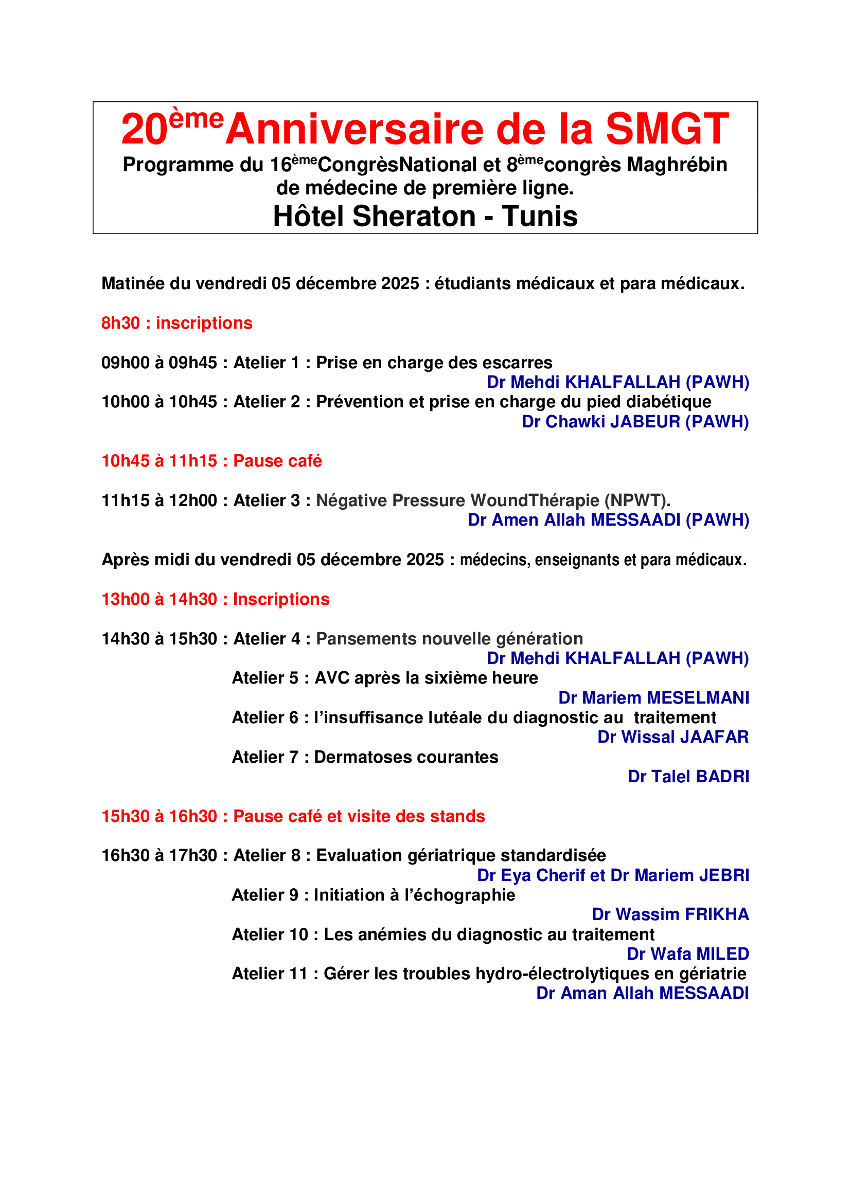 Programme SMGT - Page 1